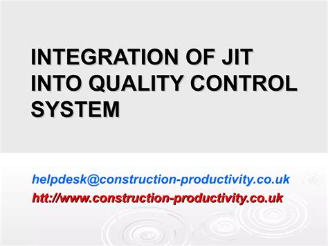 how jit and quality are related